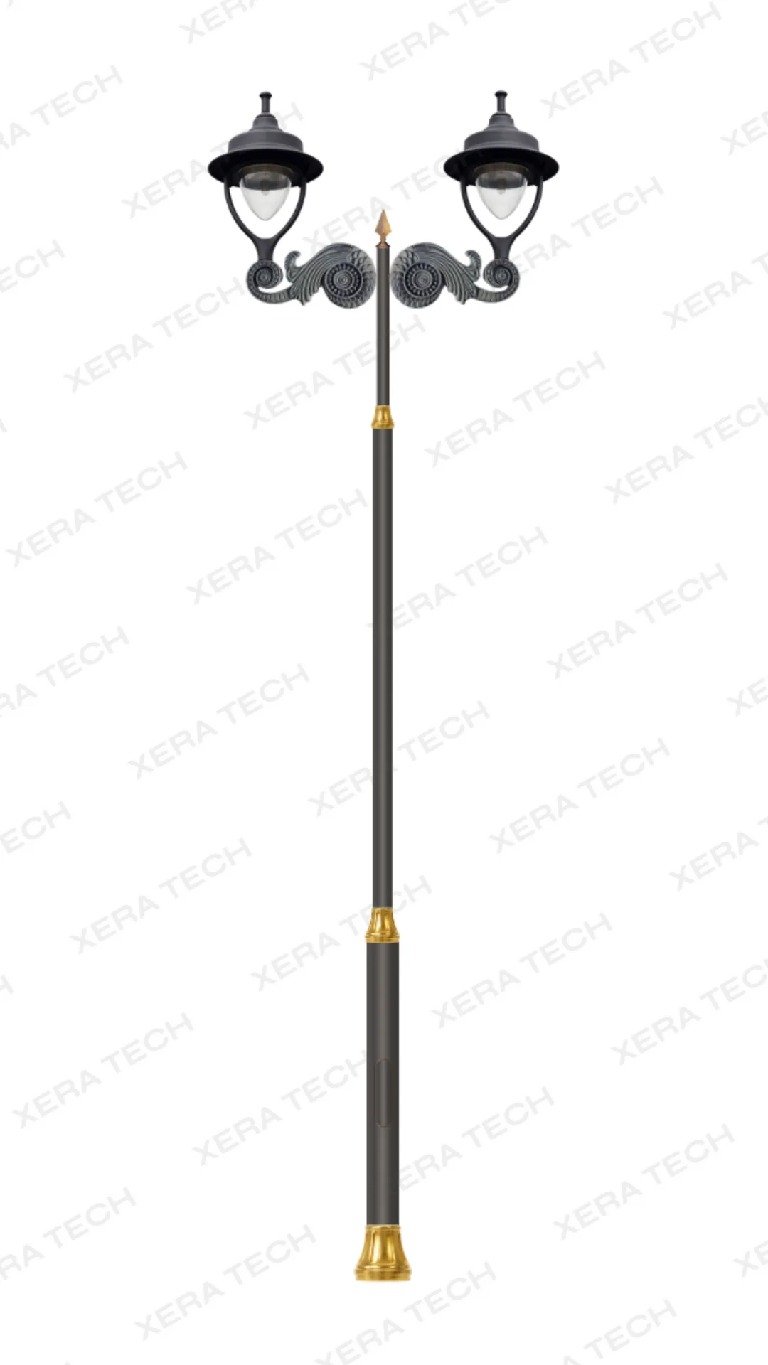 Decorative LED street light pole design 4