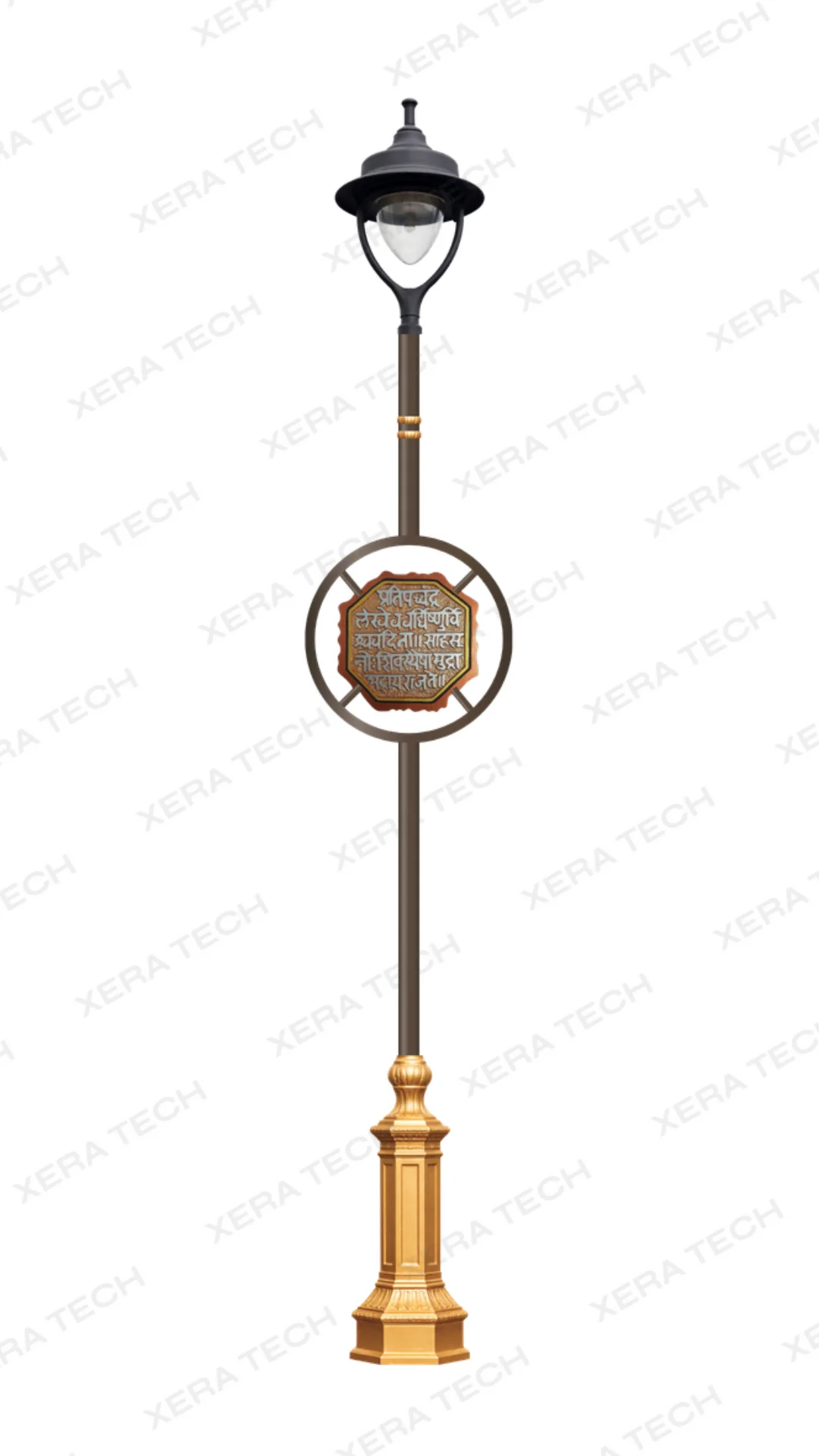 Decorative LED street light pole design 5