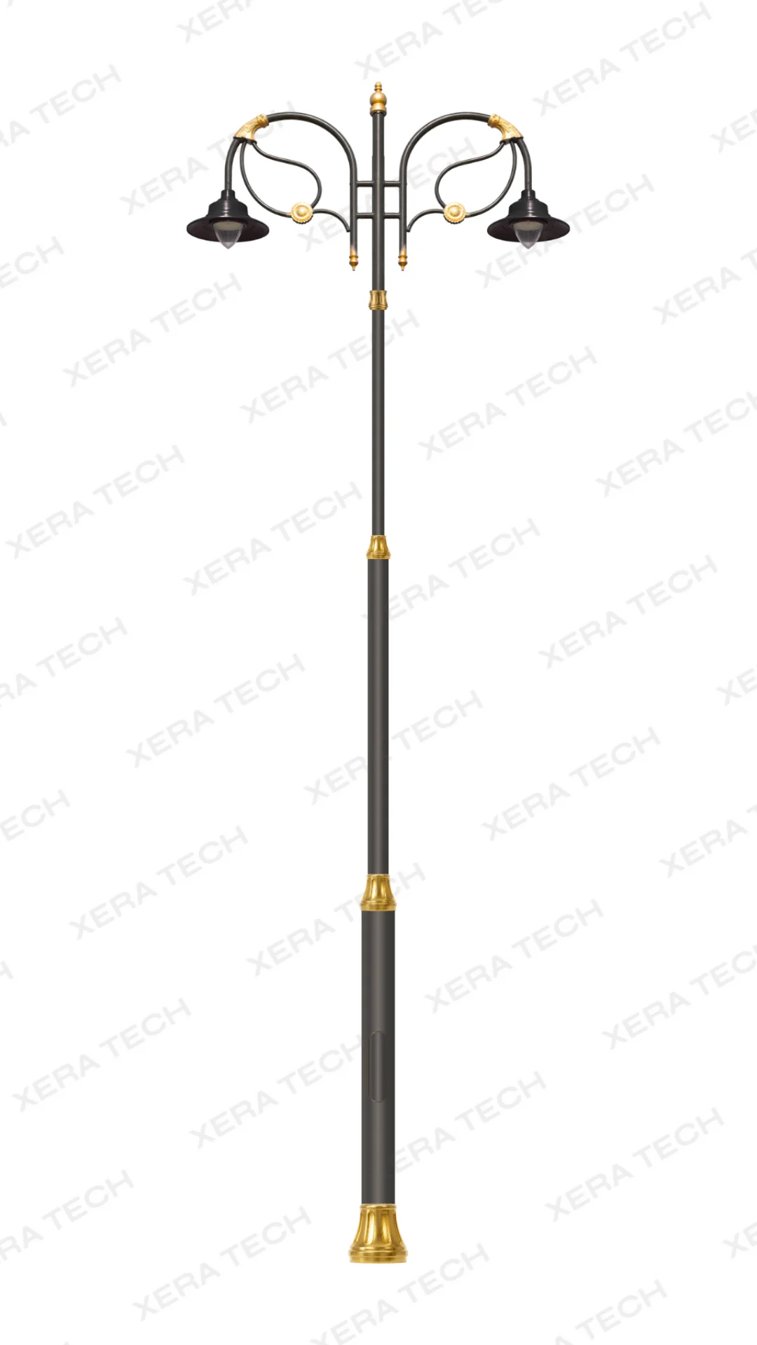 Decorative LED street light pole design 8