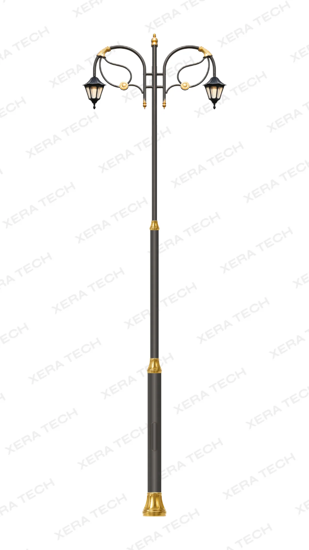 Decorative LED street light pole design 9