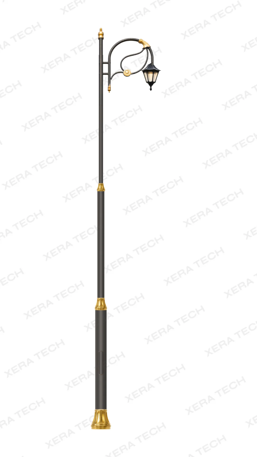 Decorative LED street light pole design 12