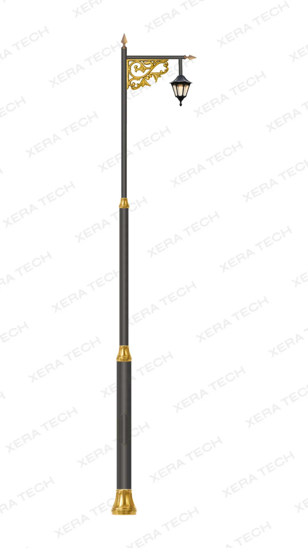 Decorative LED street light pole design 13