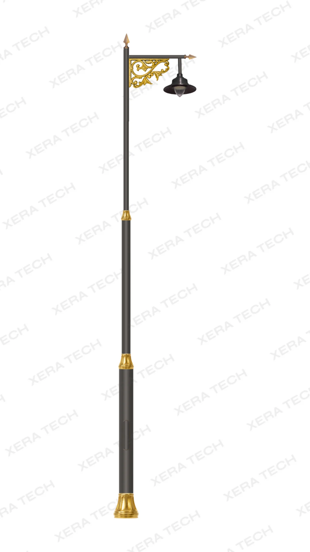 Decorative LED street light pole design 14
