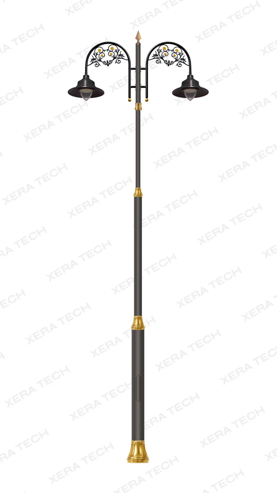 Decorative LED street light pole design 16