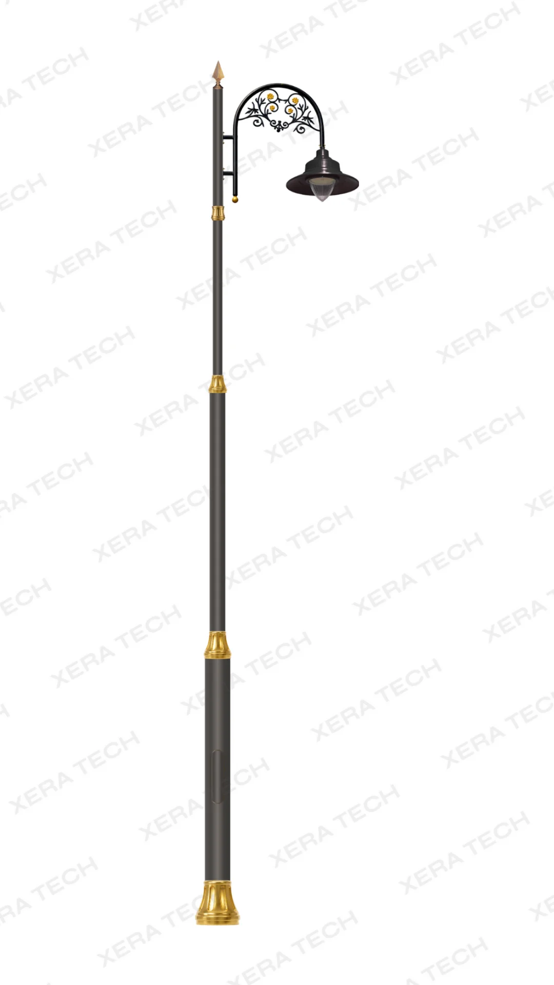 Decorative LED street light pole design 17