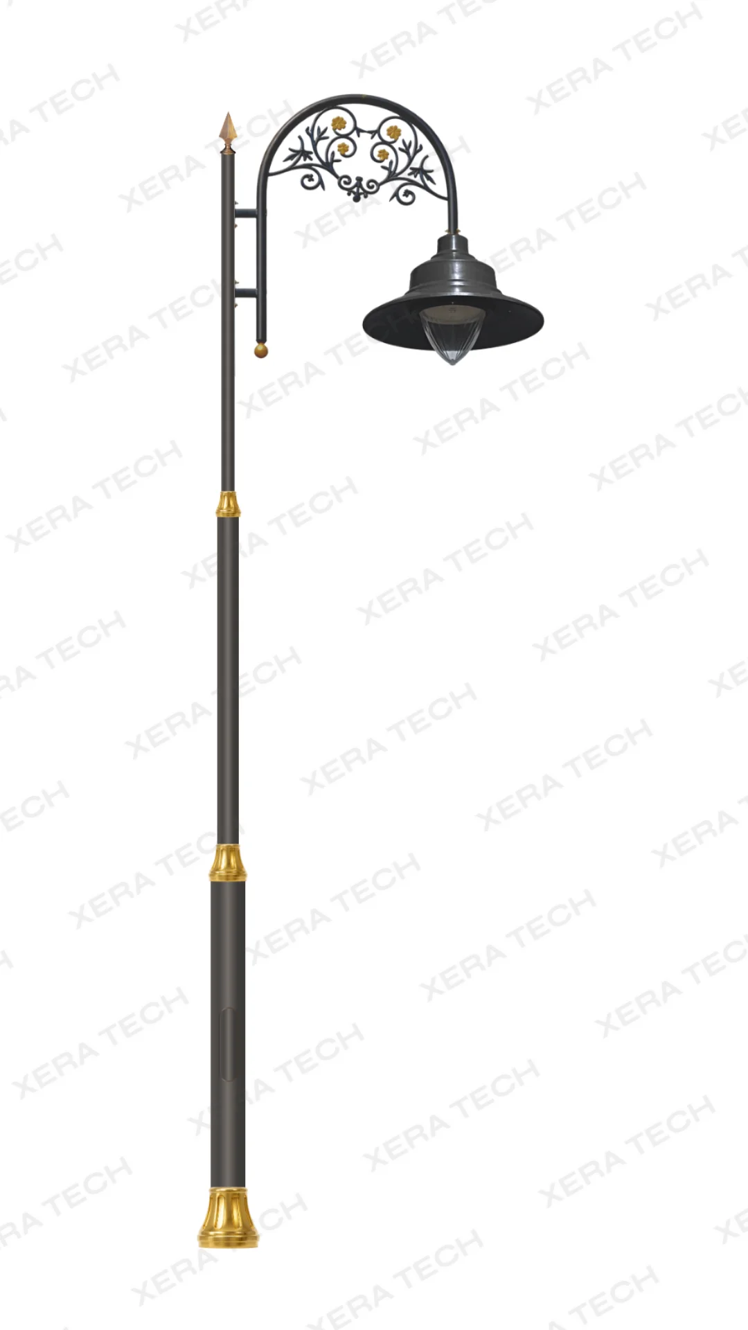 Decorative LED street light pole design 19
