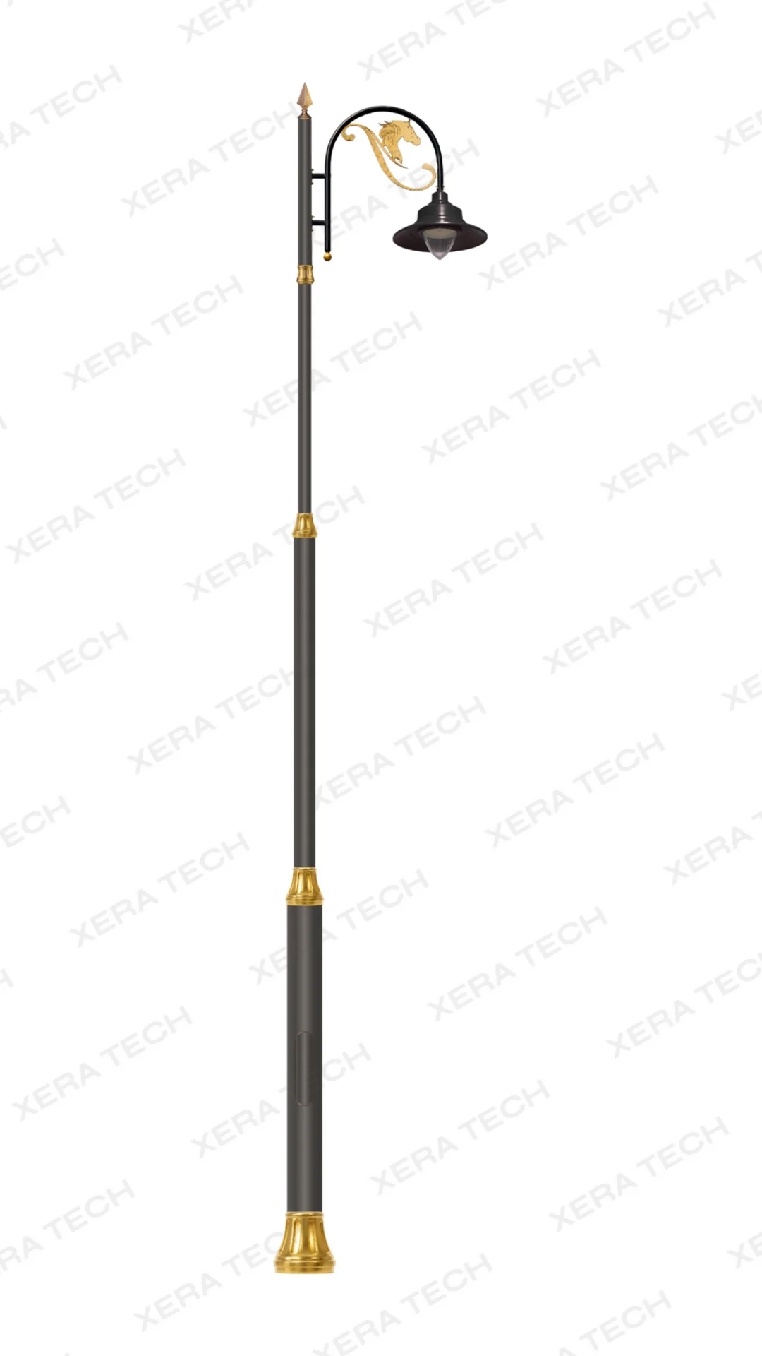 Decorative LED street light pole design 21