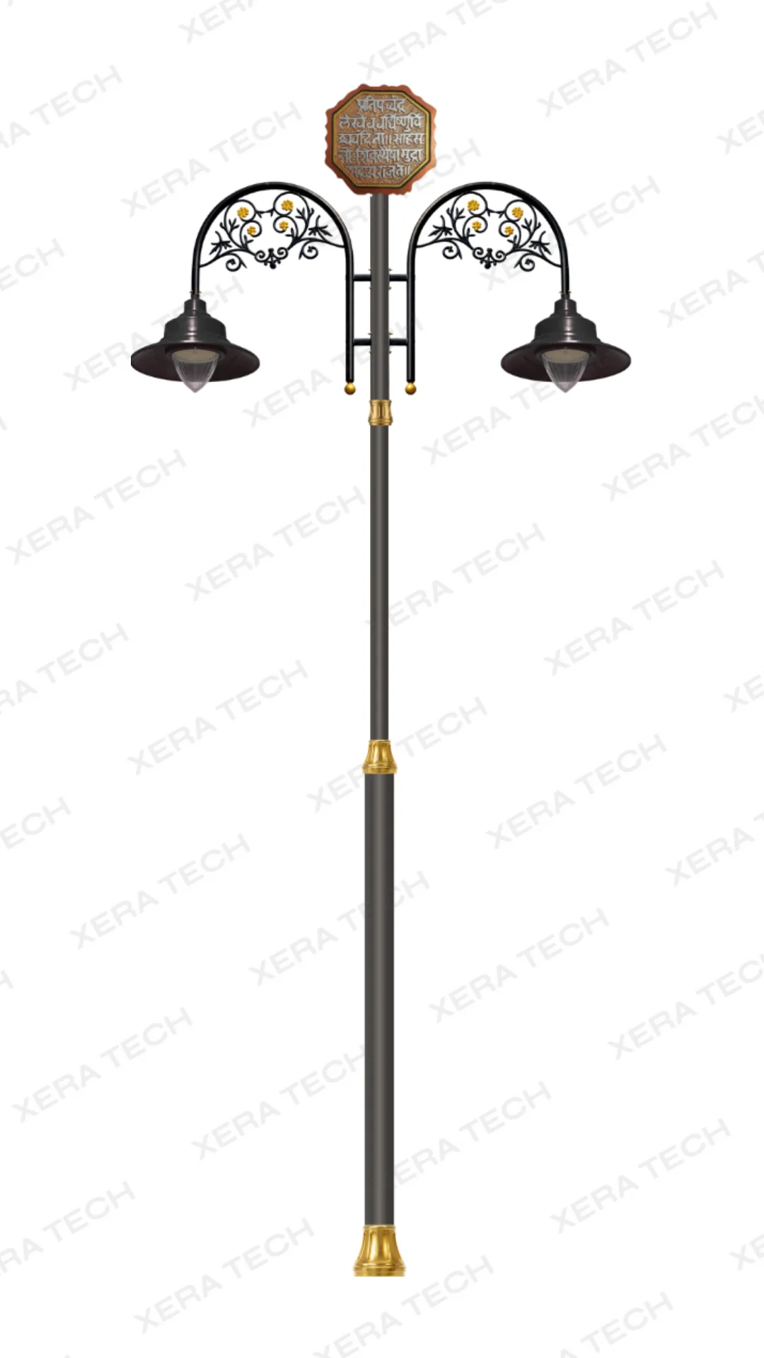 Decorative LED street light pole design 22
