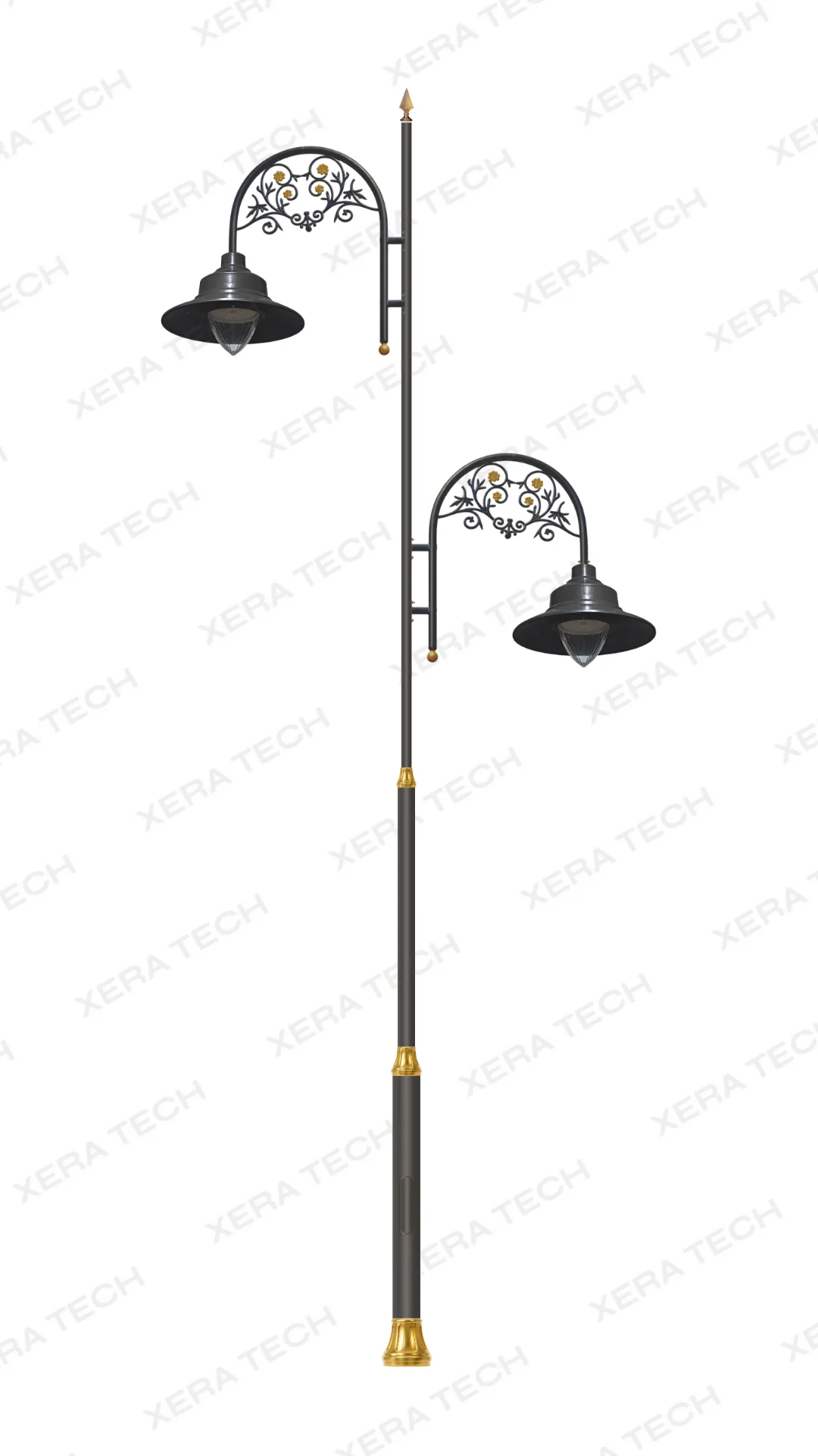 Decorative LED street light pole design 24