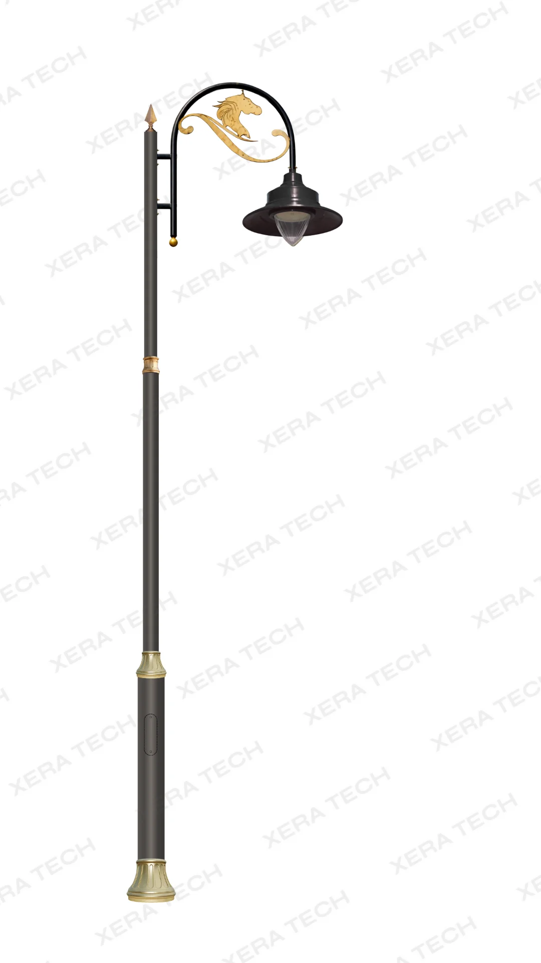 Decorative LED street light pole design 29