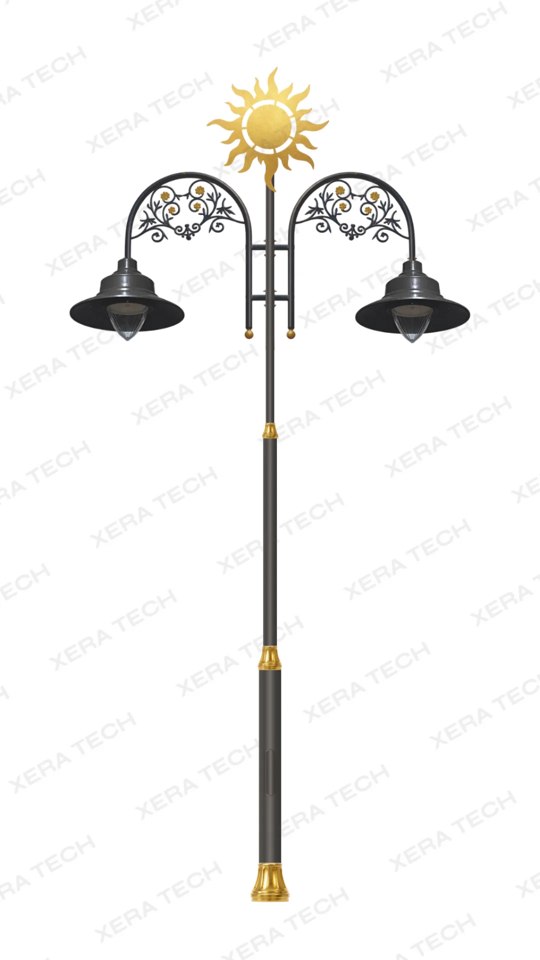 Decorative LED street light pole design 31