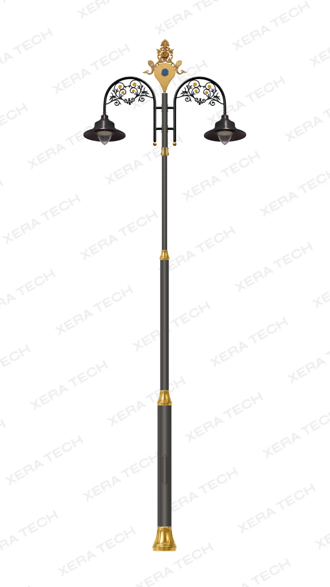Decorative LED street light pole design 32