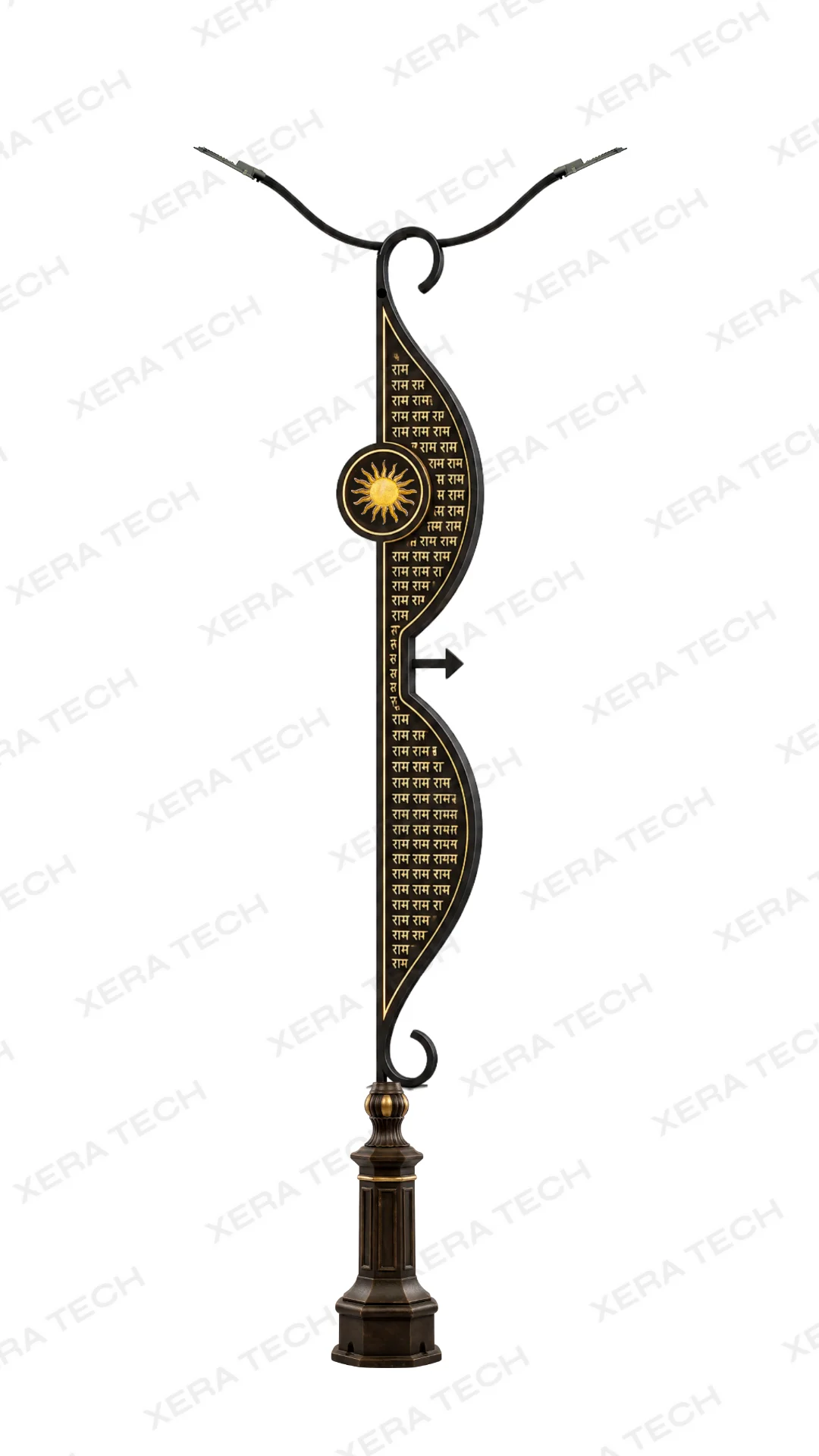 Decorative LED street light pole design 39