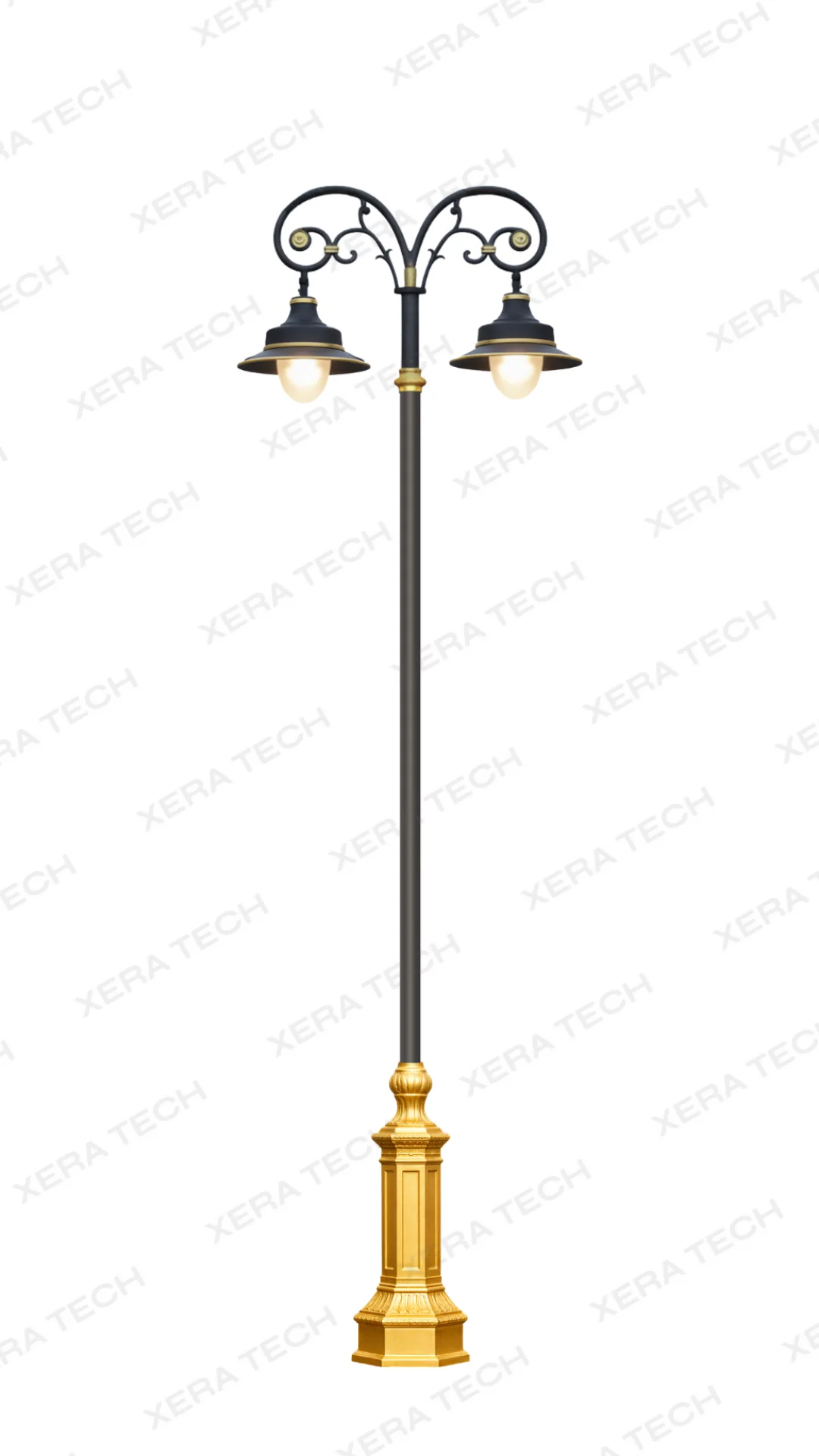Decorative LED street light pole design 44