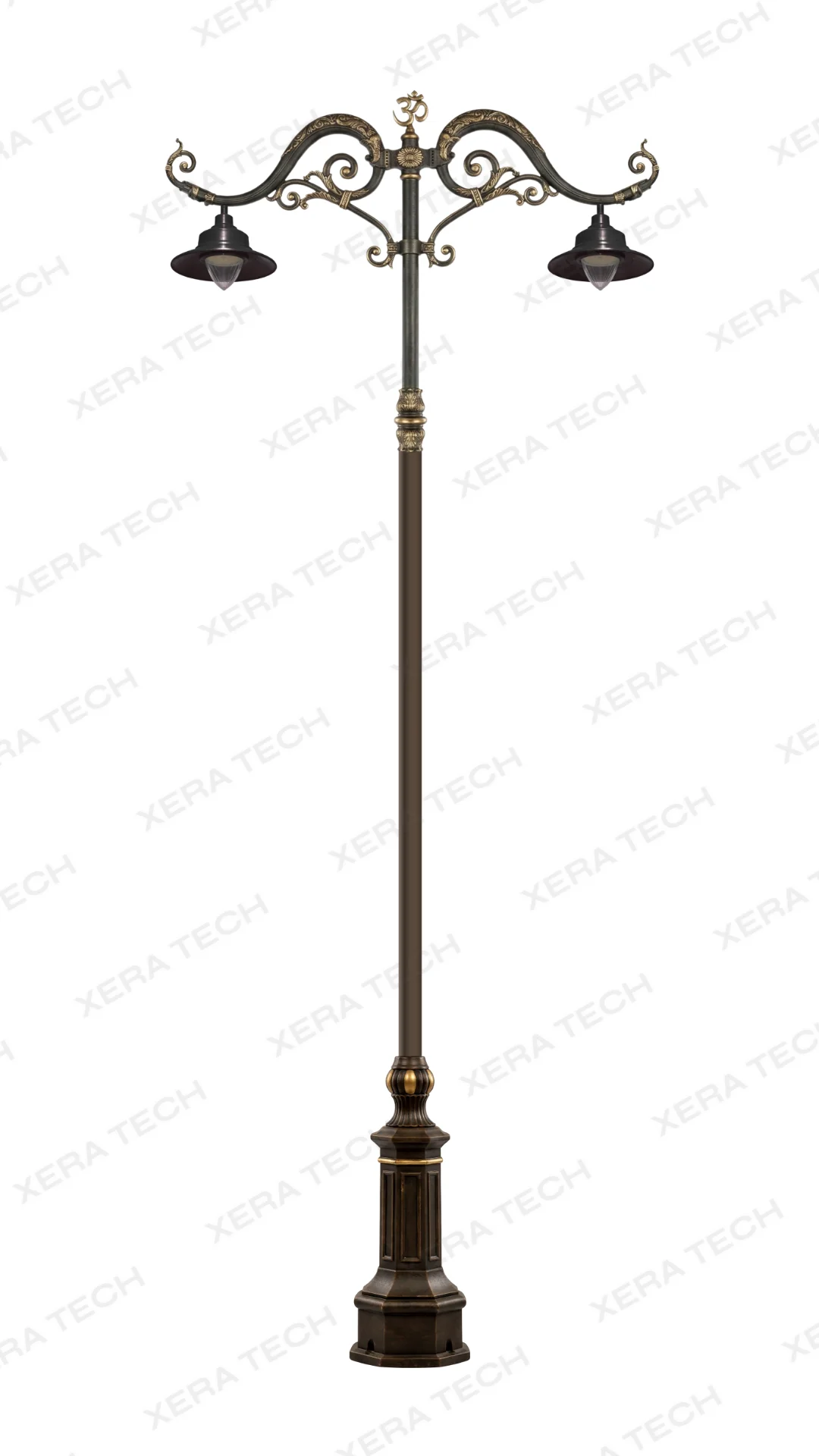 Decorative LED street light pole design 46