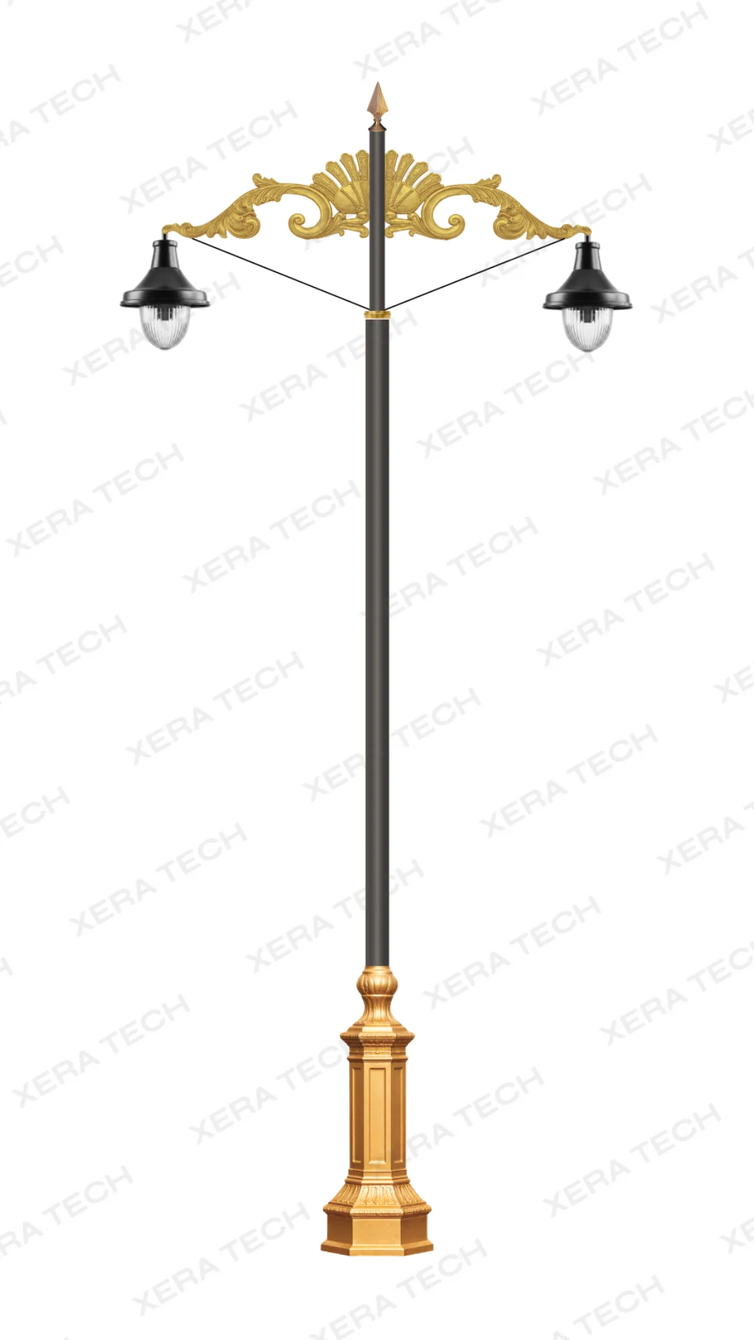 Decorative LED street light pole design 47
