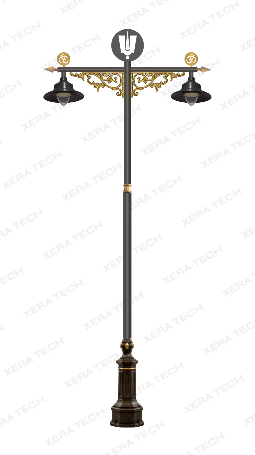 Decorative LED street light pole design 48