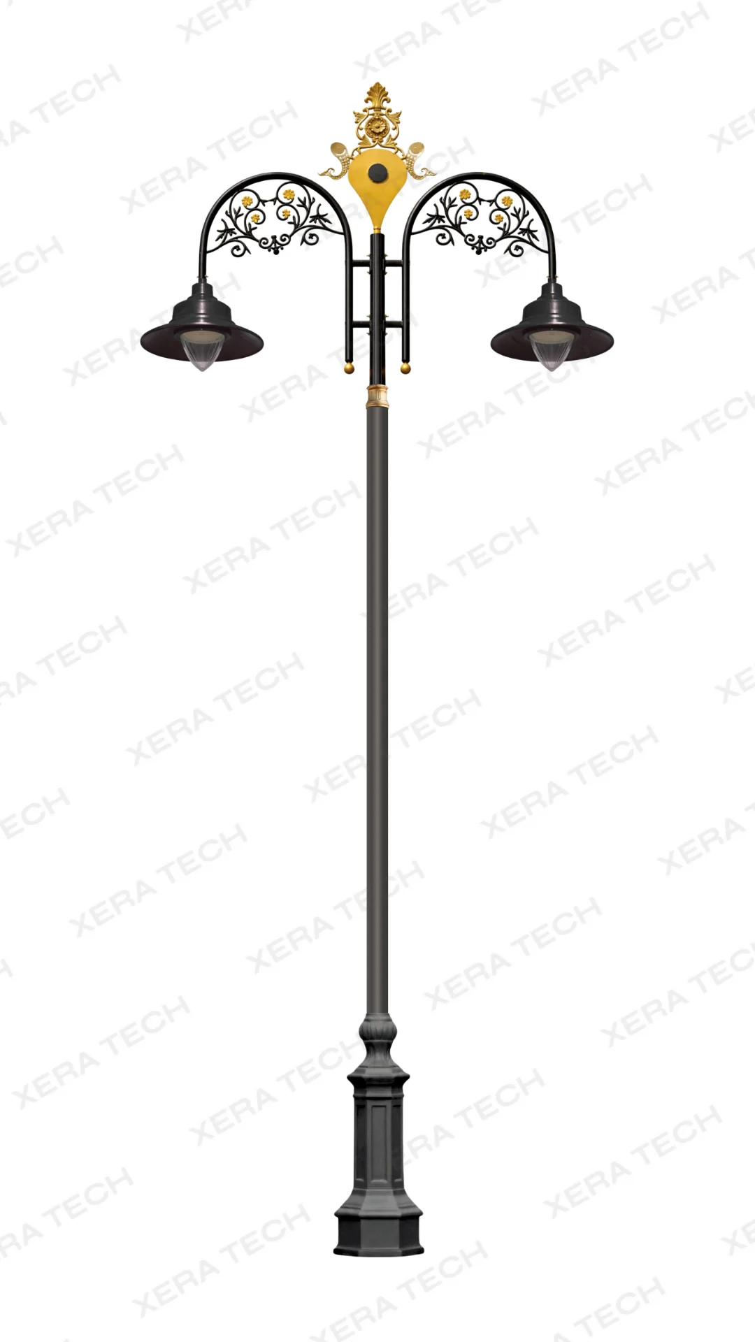 Decorative LED street light pole design 50