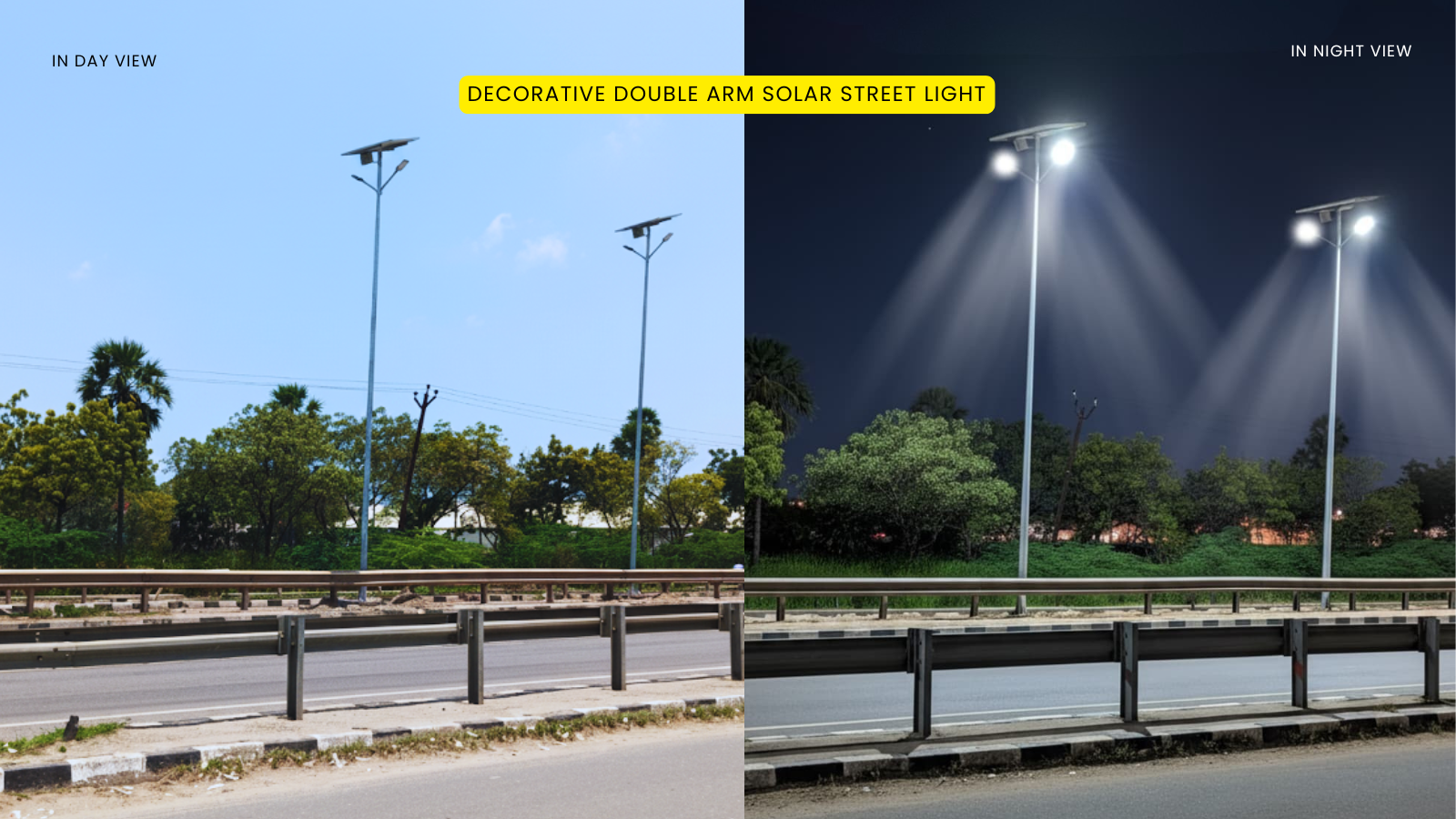 The Elegance of Decorative Double Arm Street Lights