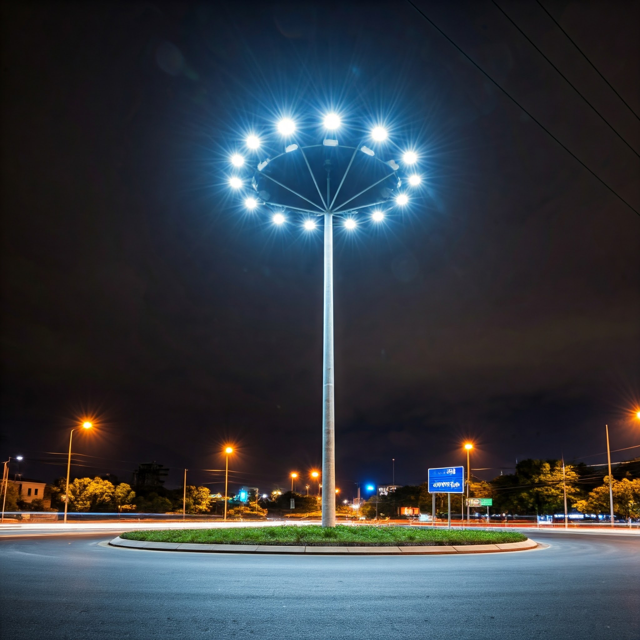 Importance of Highmast Lights for Outdoor Illumination