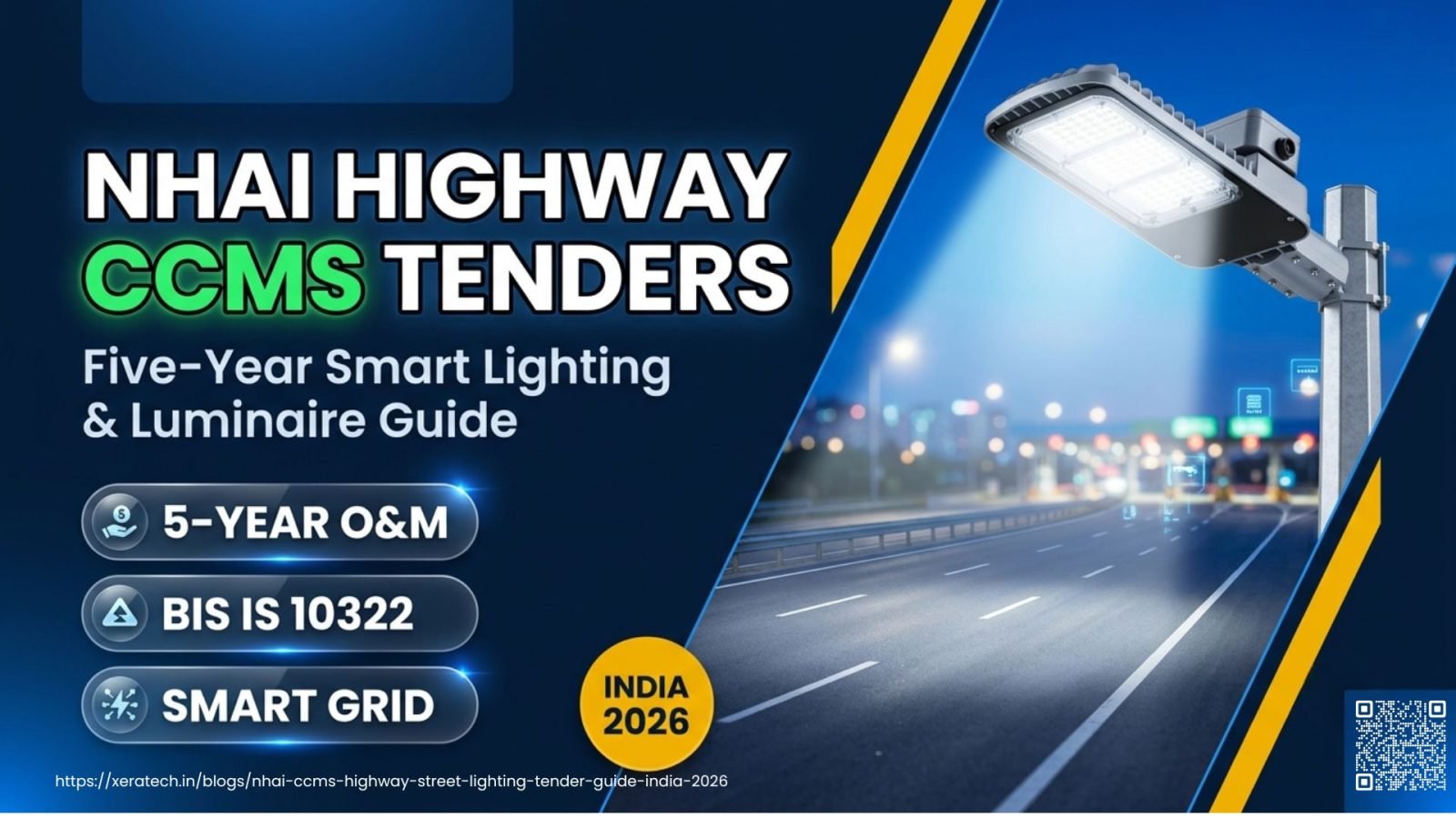 NHAI CCMS Highway Street Lighting Tenders 2026: What Bidders and Luminaire Suppliers Need to Know