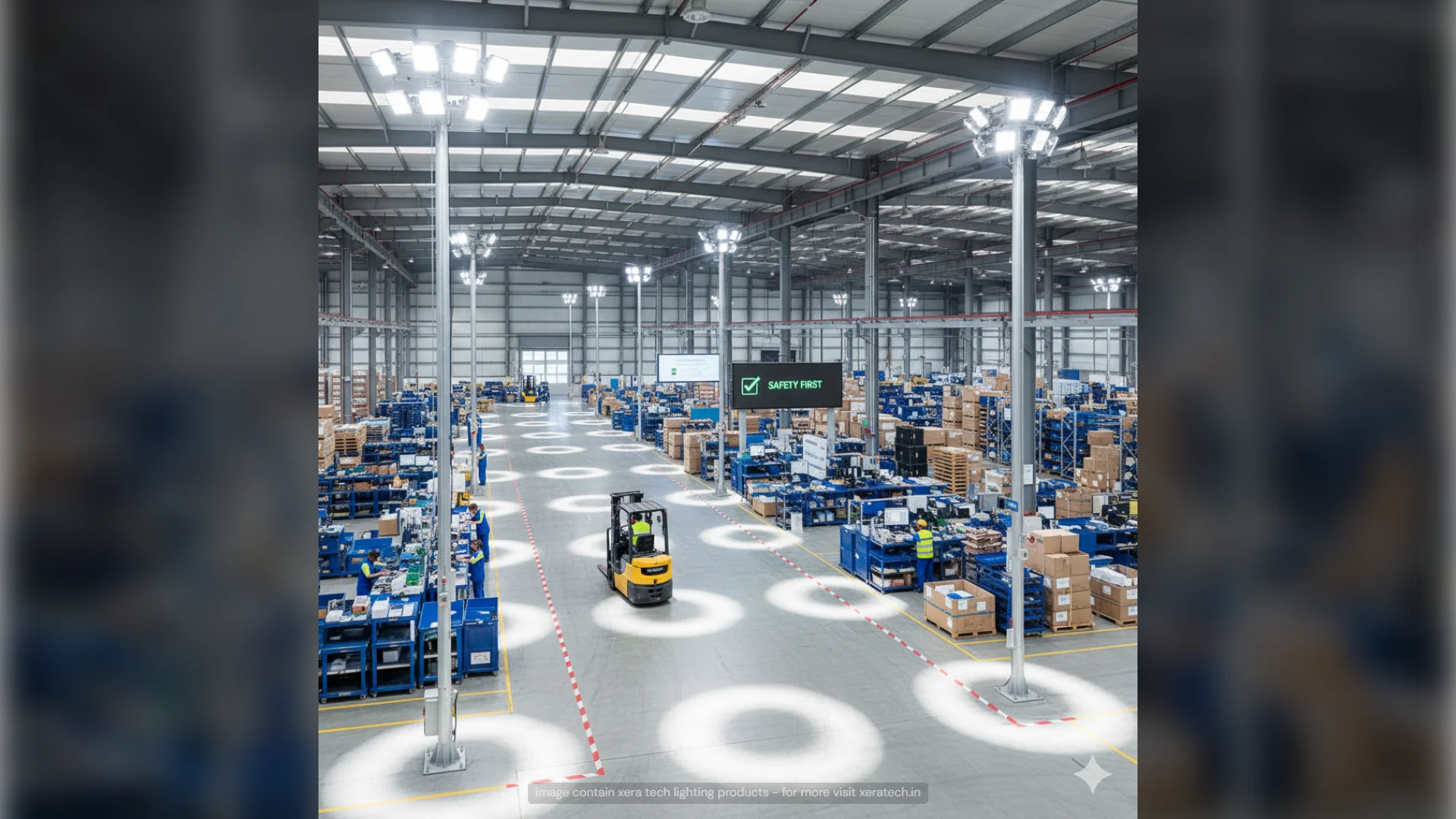 How LED Lighting Enhances Safety and Productivity in Warehouses and Factories