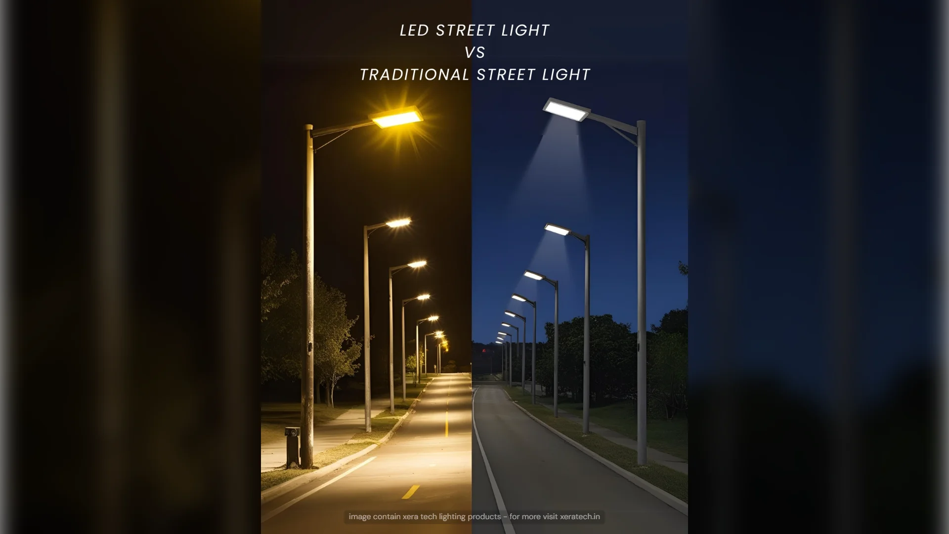 Led Street Light Vs Traditional Street Lights