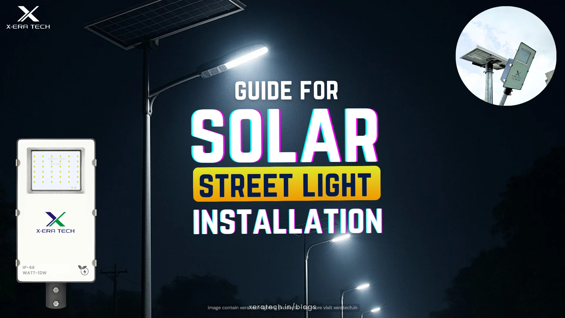 Solar street light - Technical guide
