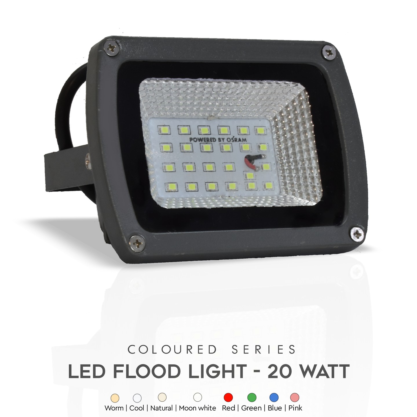 20W LED flood light bold branded image