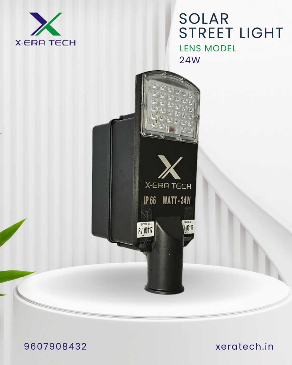 Backchoke solar street light product photo