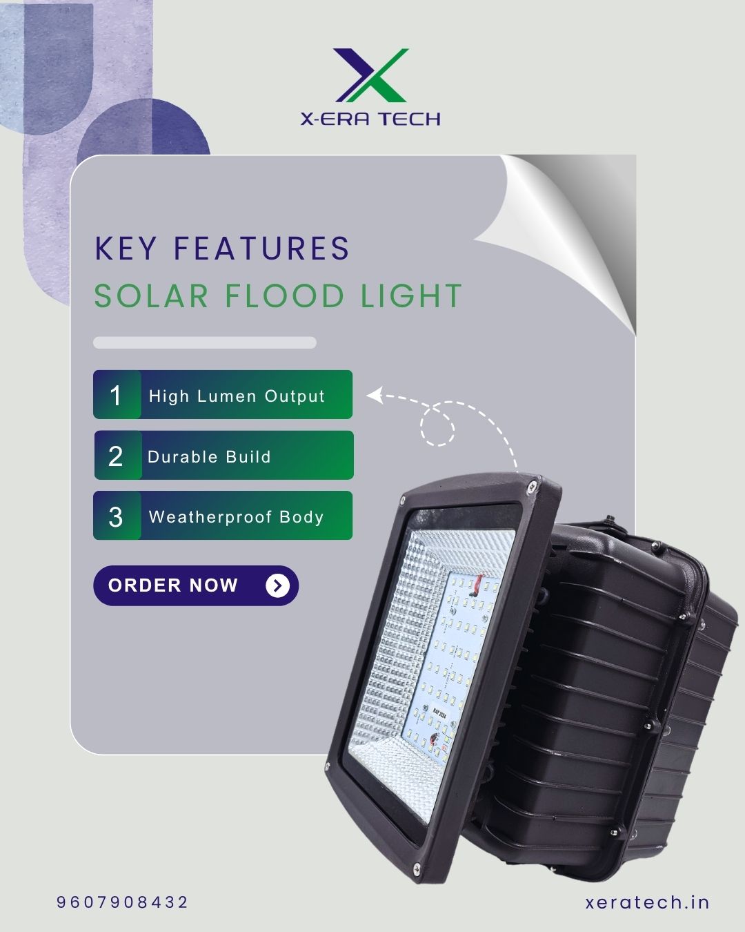 Solar flood light product image 5