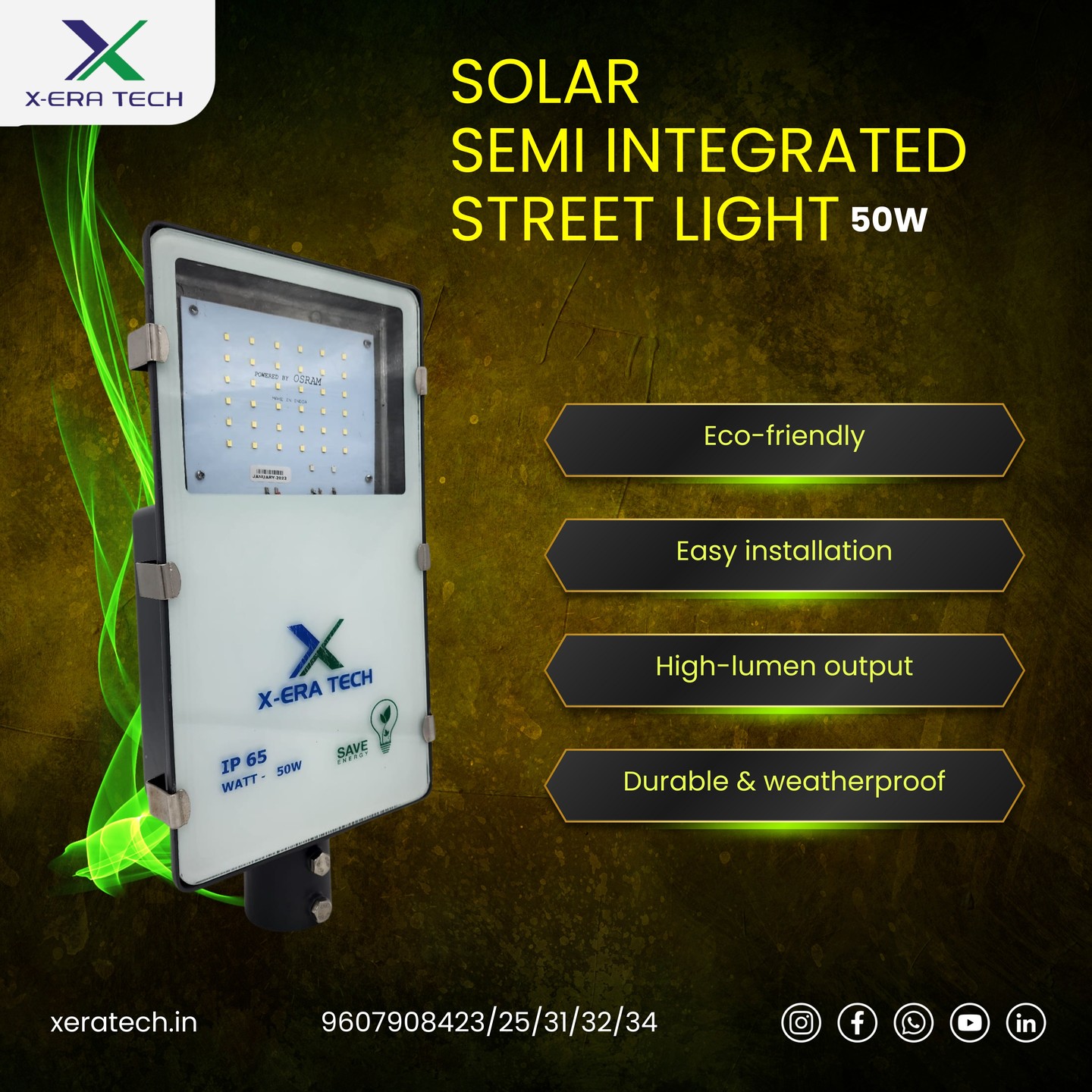 Solar street light product image 7