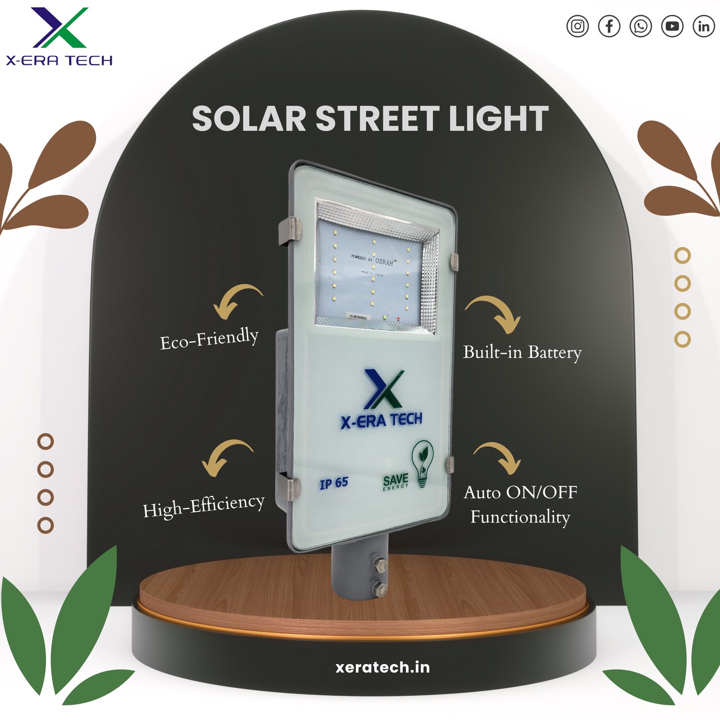 Solar street light product image 3