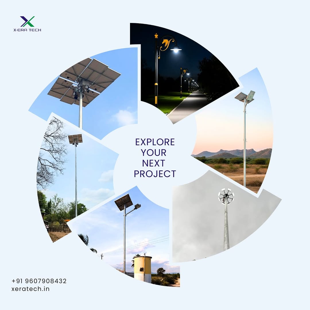 Collage of XeraTech completed lighting projects