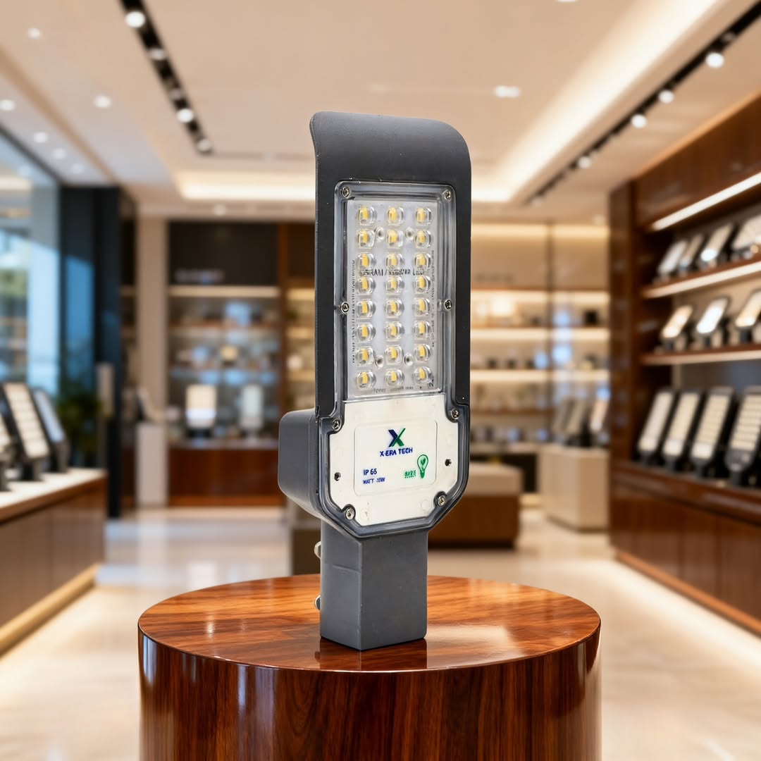 XeraTech LED street light product on display