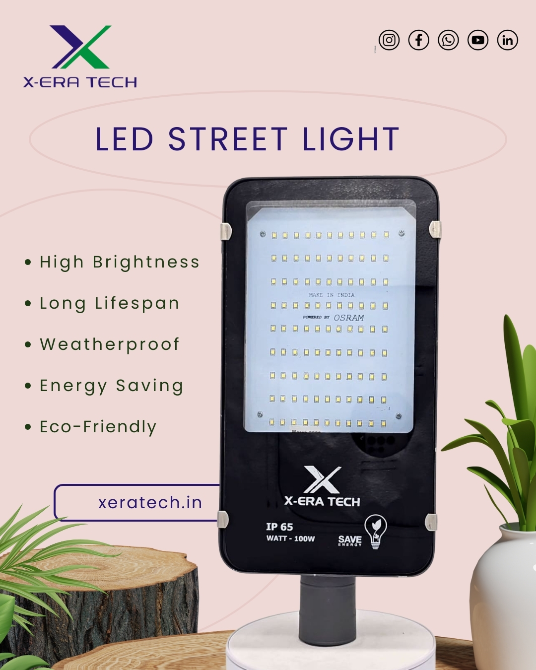 150W LED street light product photo