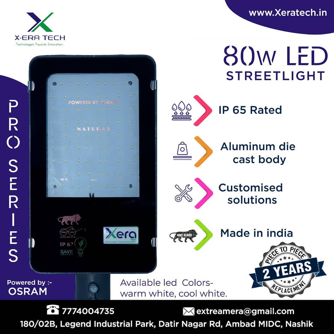 80W LED street light product image