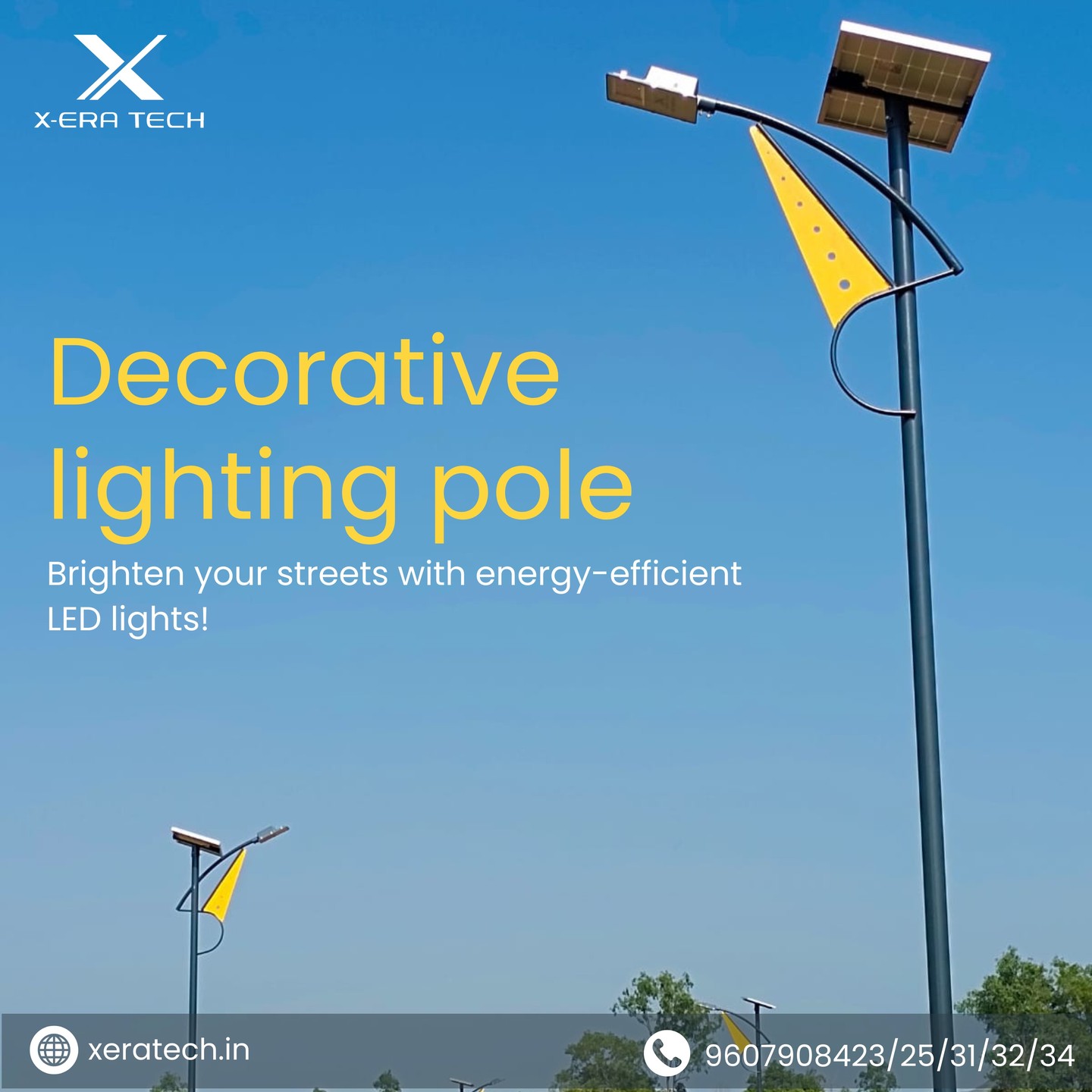 Decorative solar street light product image