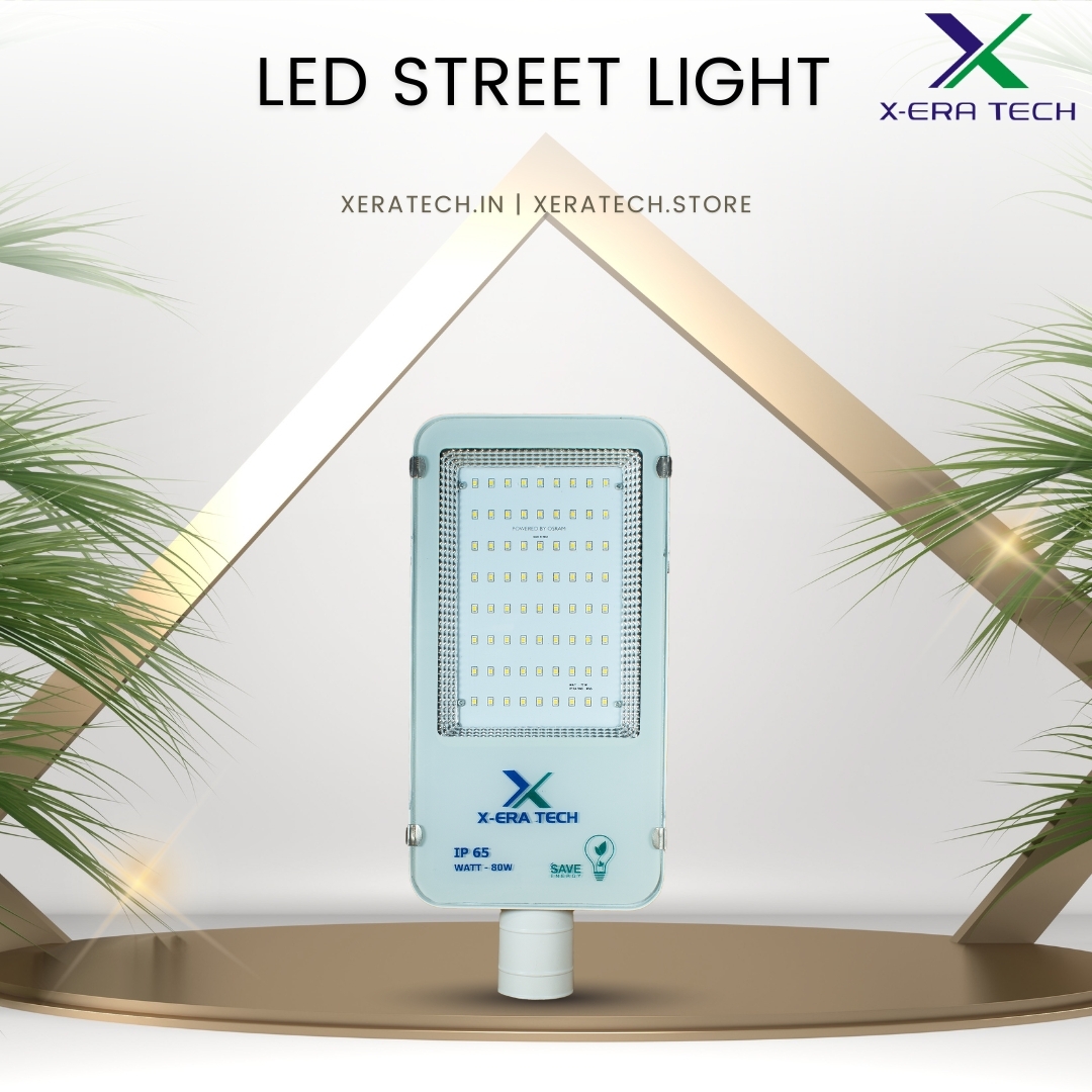 Glass model street light clean product shot
