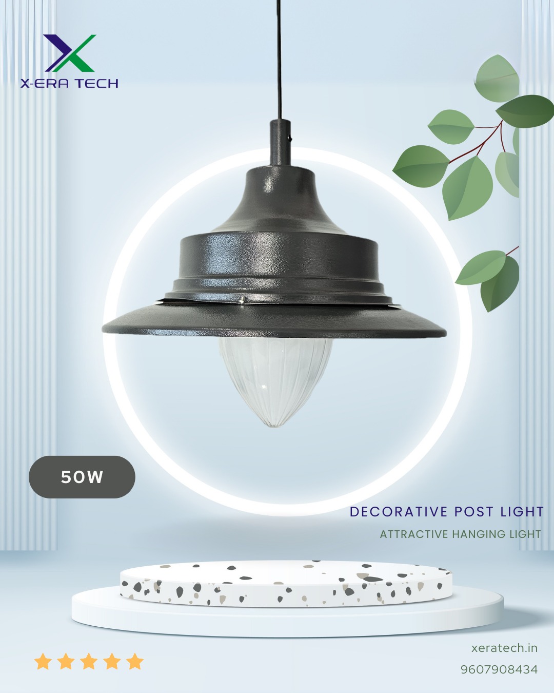 Dome-shaped decorative outdoor light product photo