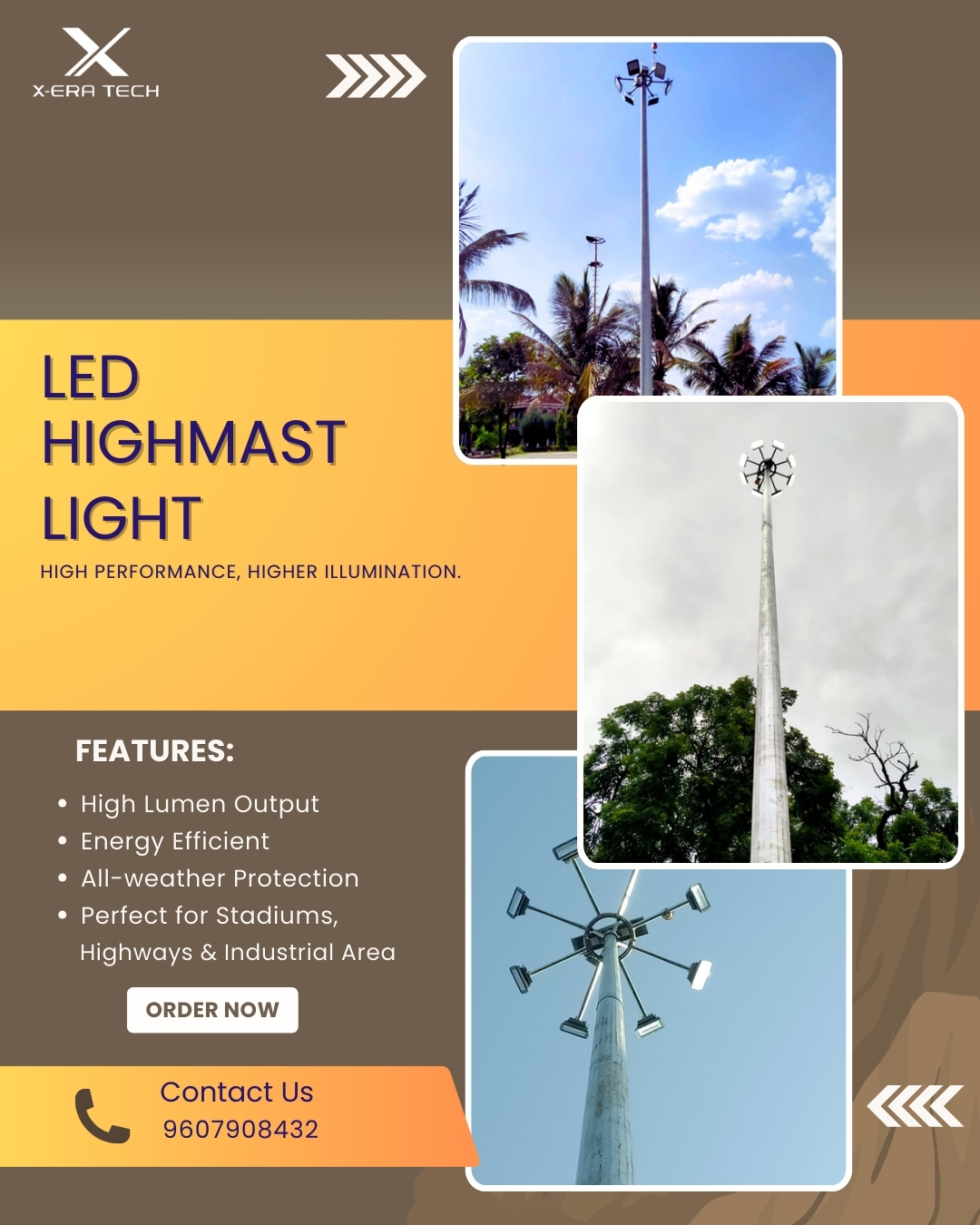 LED high mast light product image 3