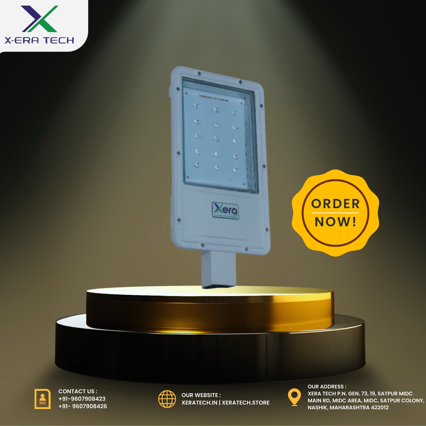 Semi-integrated solar street light image 2