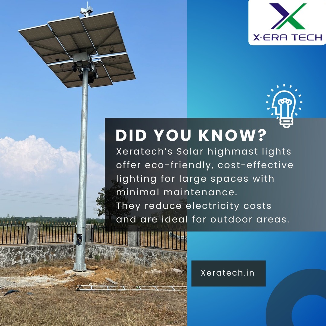 Did you know post about solar high mast lights