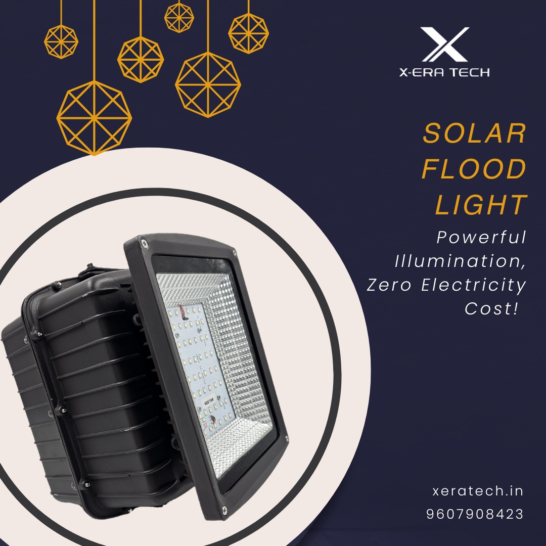 Solar flood light product photo
