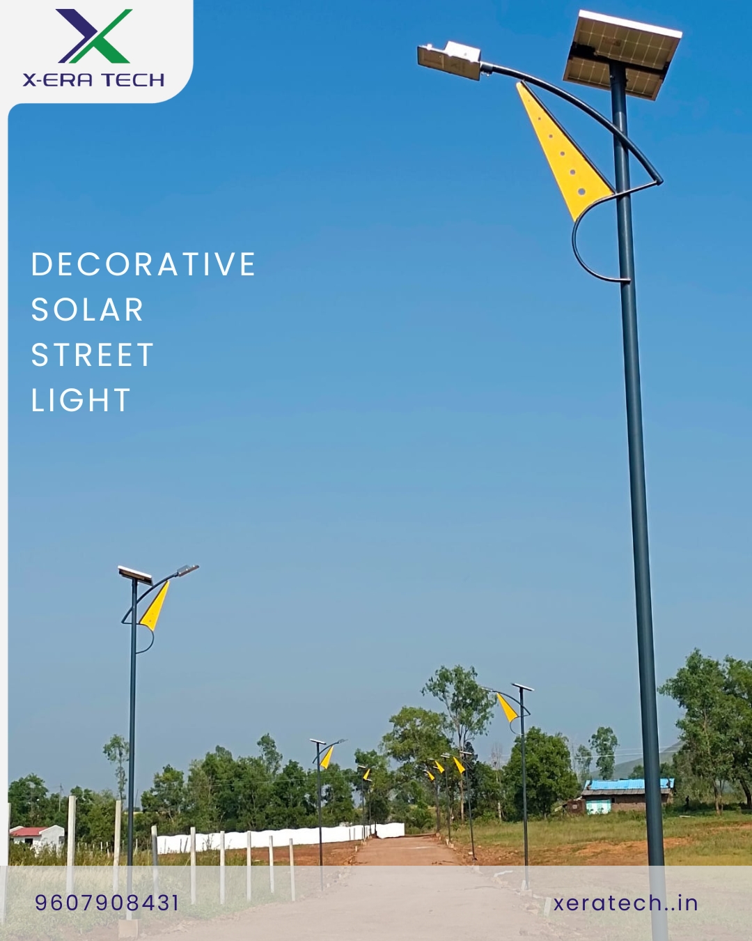 Solar mini high mast light product