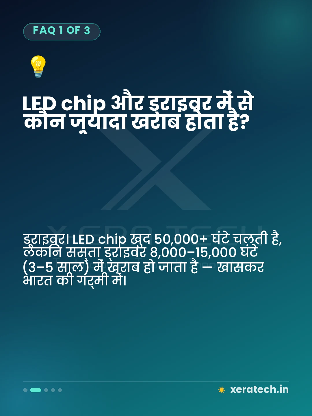 LED chip और ड्राइवर में से कौन ज़्यादा खराब होता है?