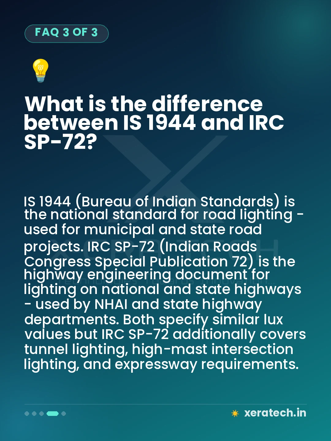 What is the difference between IS 1944 and IRC SP-72?