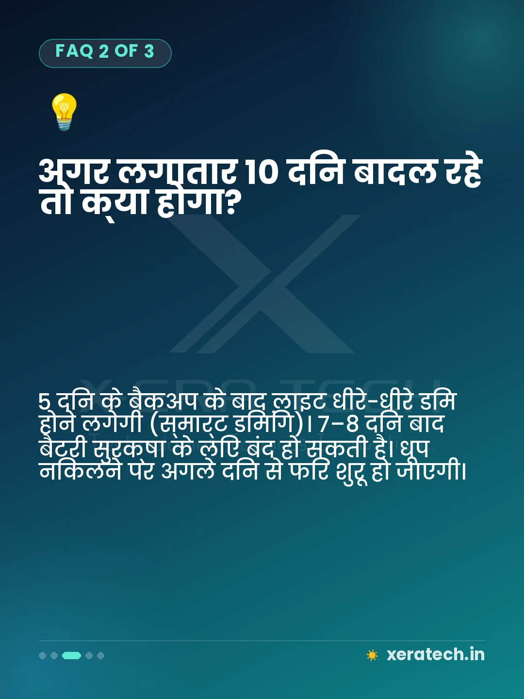 अगर लगातार 10 दिन बादल रहे तो क्या होगा?