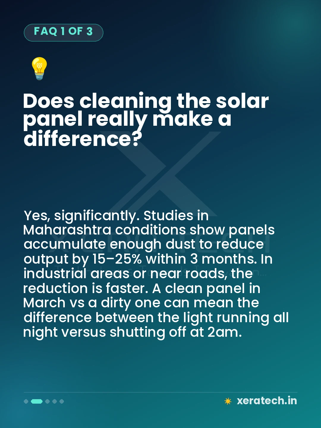Does cleaning the solar panel really make a difference?
