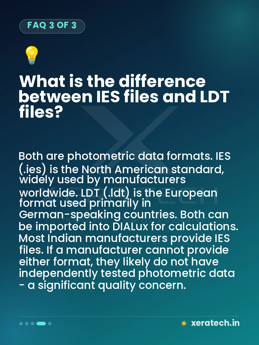 What is the difference between IES files and LDT files?